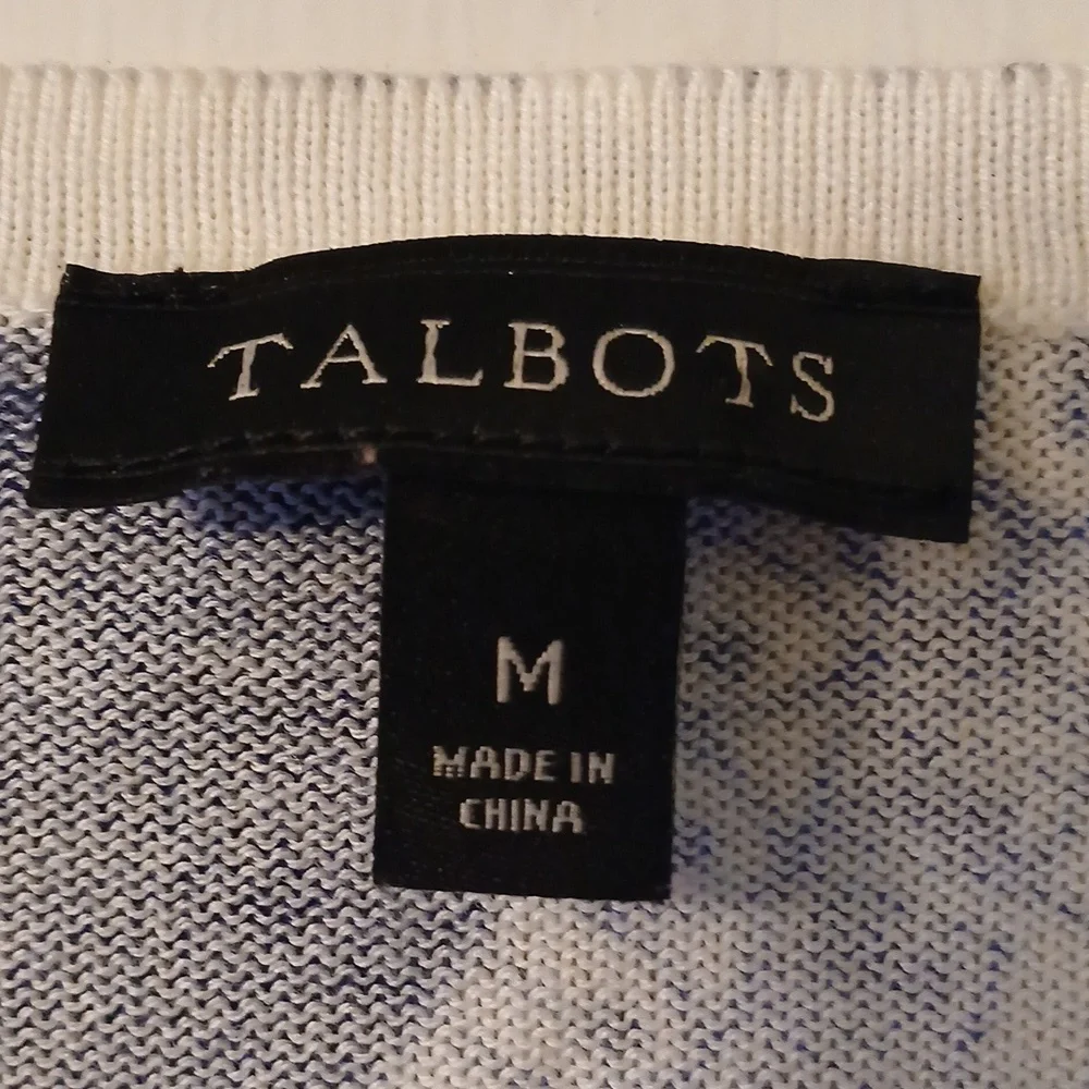 Talbots Multicolor Paisley Sweater - Picture 2 of 3
